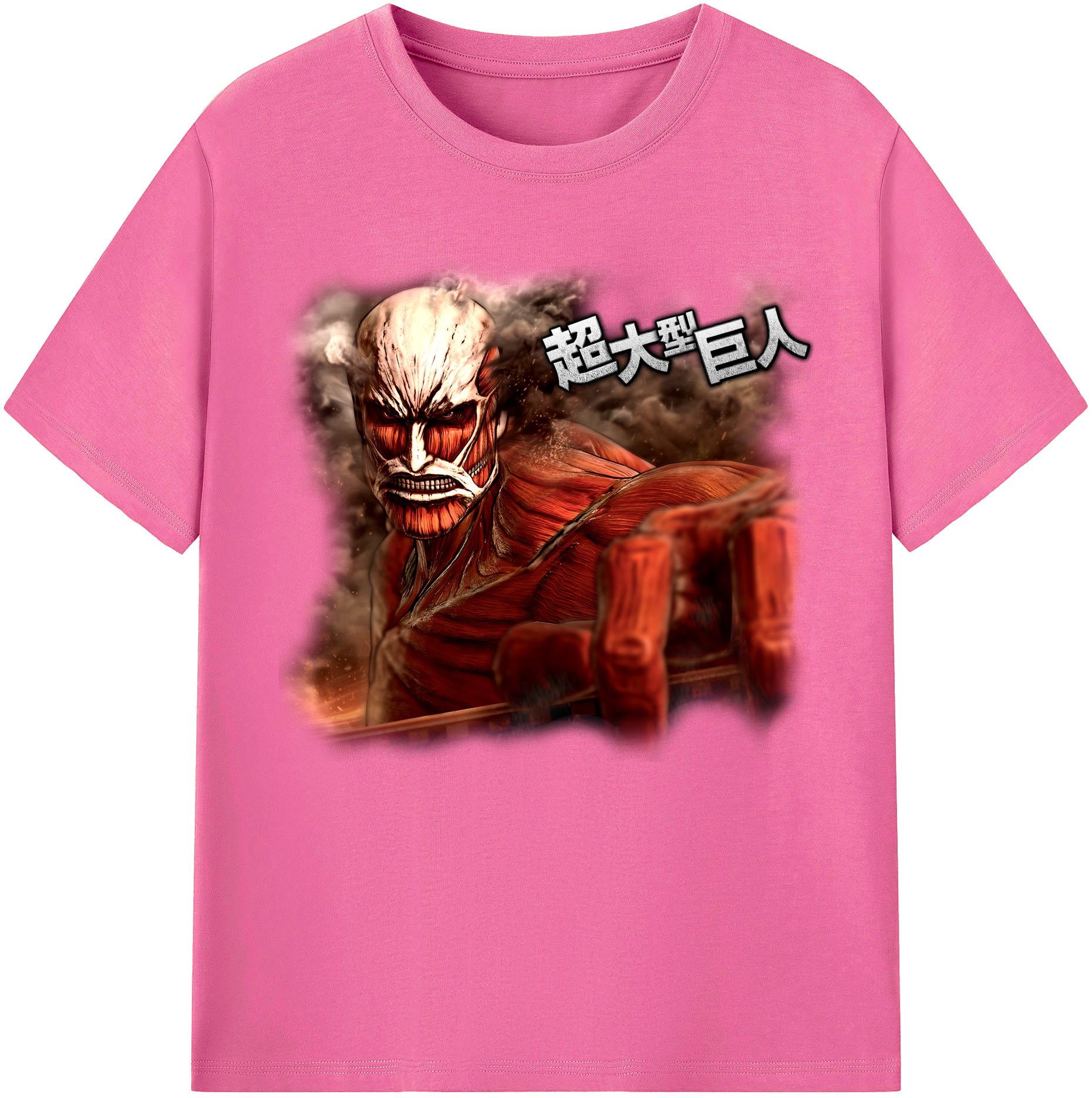 （画像用） 進撃の巨人 Attack on Titan レディースカジュアルプリントTシャツ（綿100％）